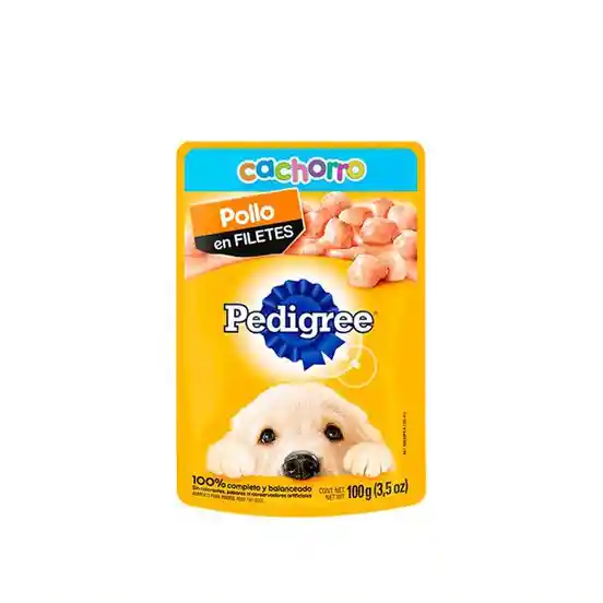 Pedigree Alimento Humedo Para Perro Pouch Cachorro Pollo 100Gr