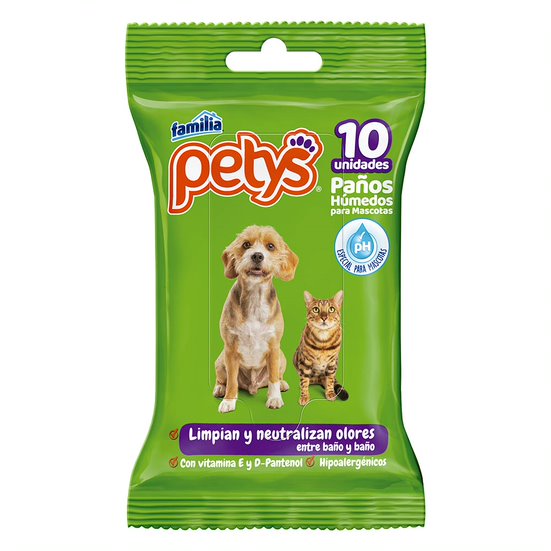 Petys Pañitos Húmedos Originales 10 und