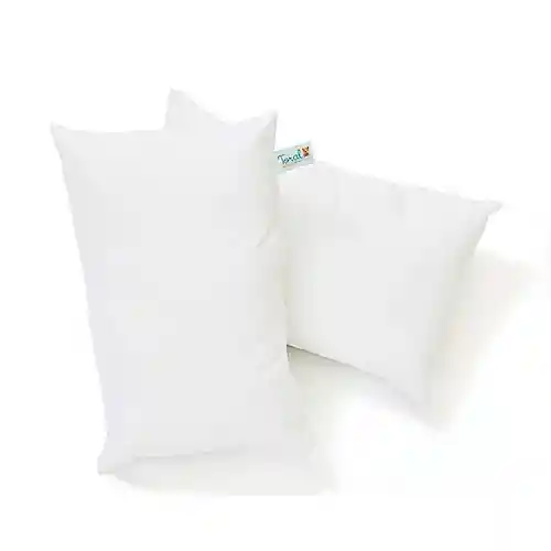 Set Duo Almohadas Bebe Almohada X 2 Bebe Infantil Descanso Comodas Color Blanco Ref. Toral 2253