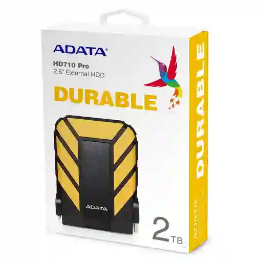 Adata Disco Duro Externo2Tb Hd710 Pro (Amarillo)