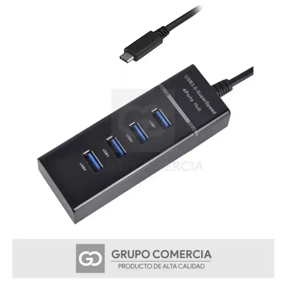 Multipuertos Tipo C A 4 Puertos Usb De 5 Gbps Cable 3.0