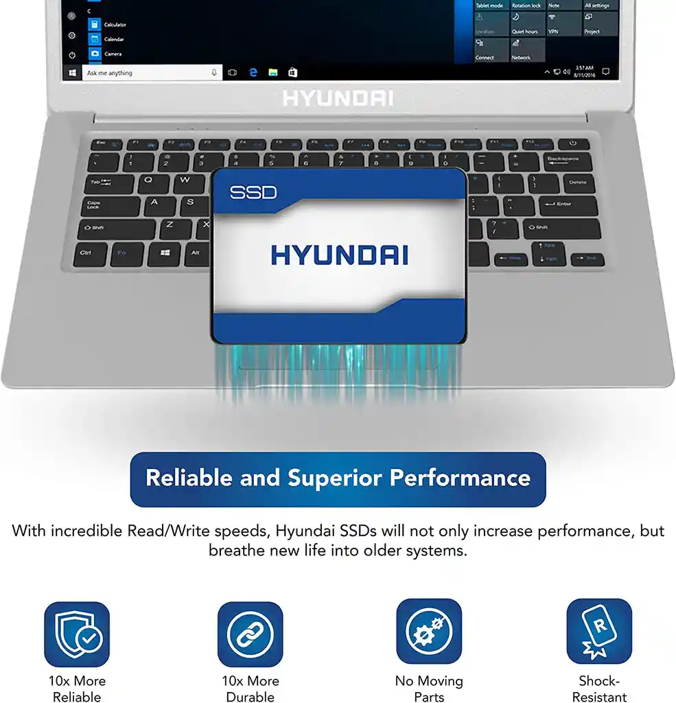 Hyundai Ssd 480Gb550Mb/S Sata Disco Solido