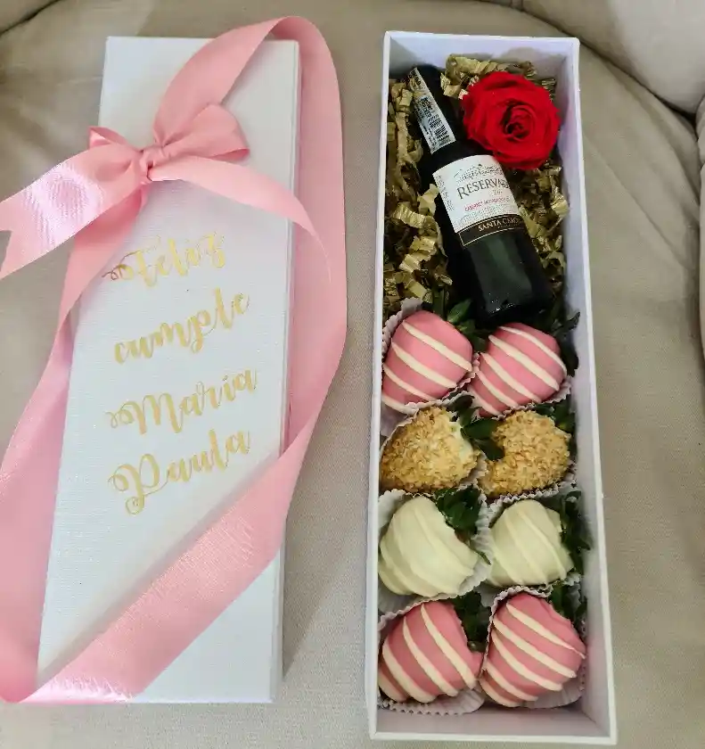 Caja De Lujo Vino Mini