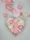 Caja Corazón Pequeño Conejo U Osito Teddy De Chocolate