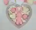 Caja Corazón Pequeño Conejo U Osito Teddy De Chocolate
