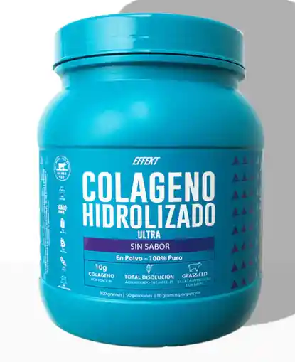 Colageno Hidrolizado 900gr (effekt) Sin Sabor