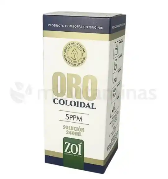 Oro Coloidal 5ppm Solución Oral Zoí