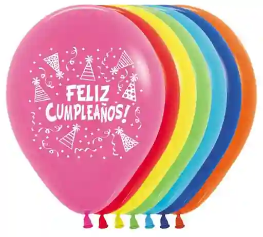 Globos Bombas R-12 Feliz Cumpleaños Infinity