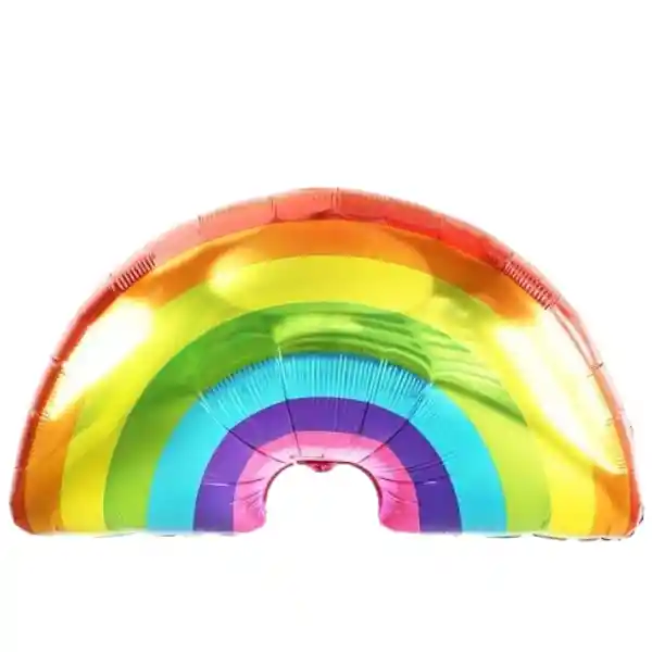 Globo Metalizado Rainbow Sin Inflar