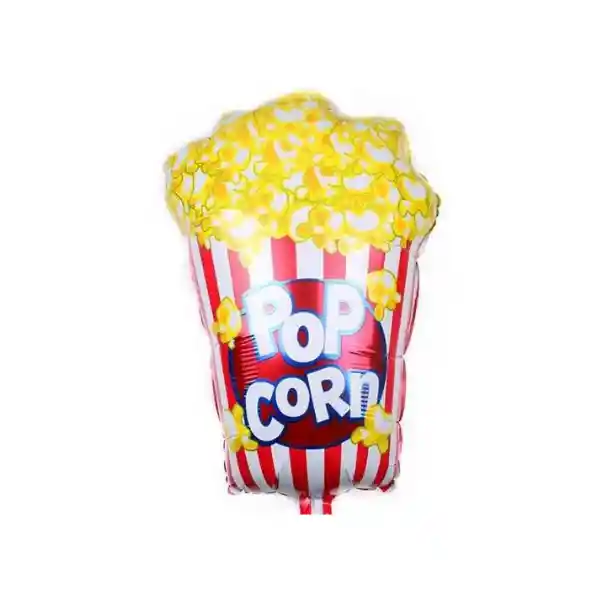 Globo Metalizado Pop Corn Sin Inflar