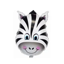 Globo Metalizado Zebra Sin Inflar