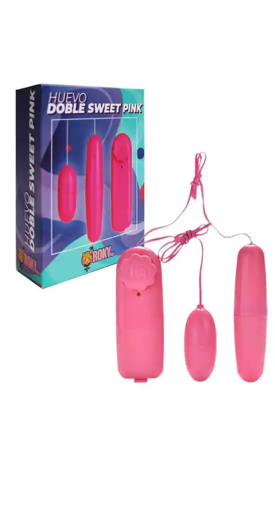 Huevo Vibrador Doble Sweet Pink