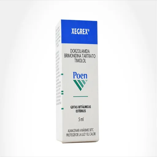 Xegrex Solución Oftálmica (20 mg/ 2 mg/ 5 mg)