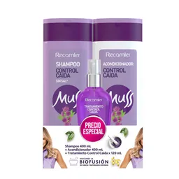 Muss Pack Shampoo + Acondicionador + Tratamiento Control Caída