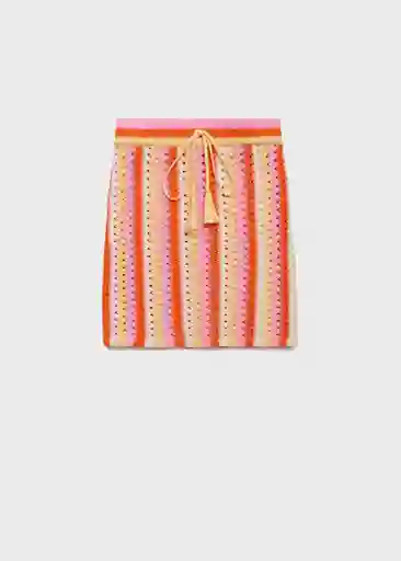 Falda Babylon Rosa Talla S Mujer Mango