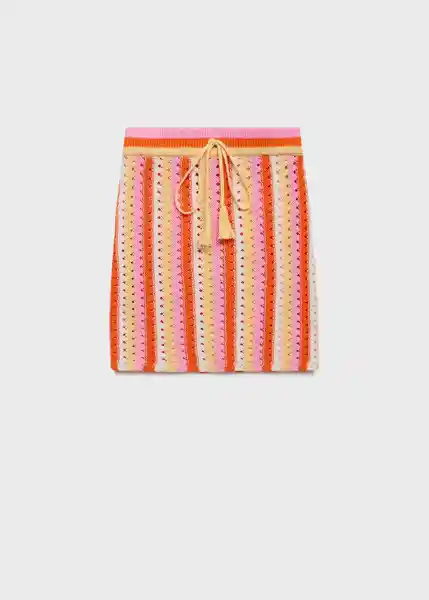 Falda Babylon Rosa Talla S Mujer Mango