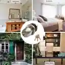 Cerradura Chapa Con Llaves Para Puertas Manija Perilla Acero Inoxidable Repuesto