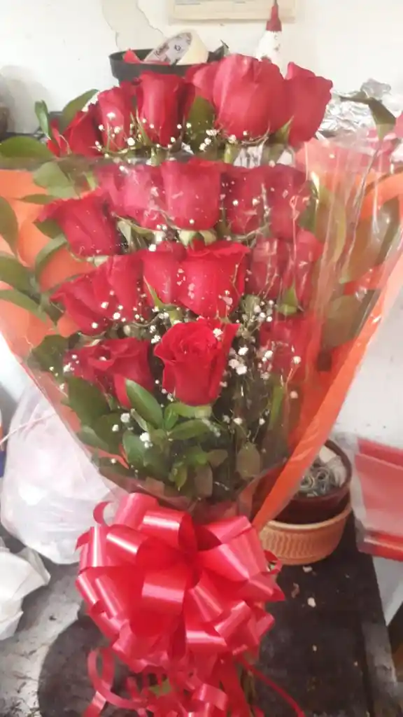 Bouquet De Rosas Rojas