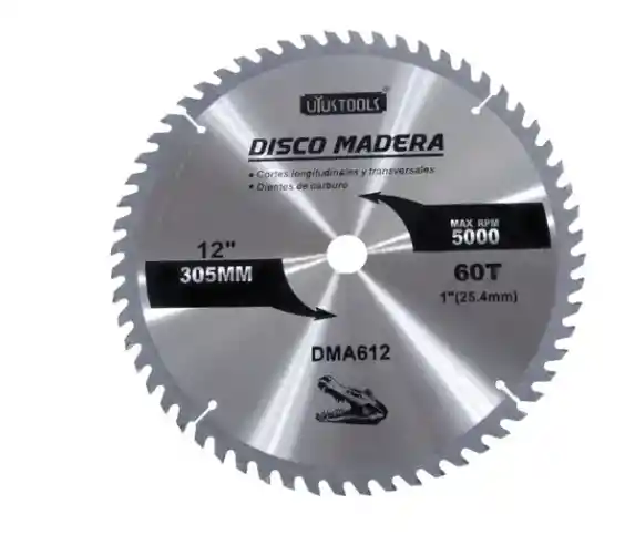 Disco Sierra Circular Madera 12x60d
