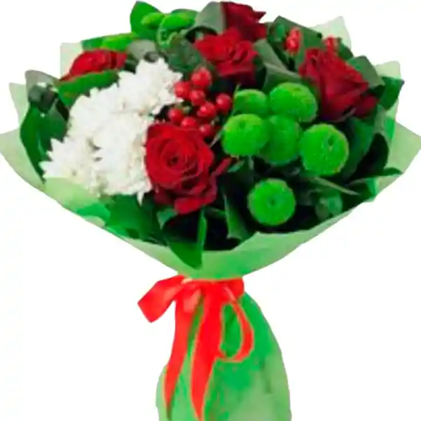 Bouquet Mixto Con Rosas