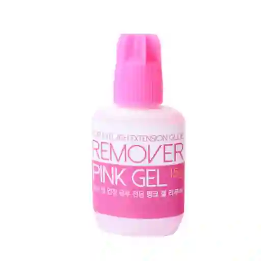 Removedor Pink Gel De Extensiones De Pestañas De Pelo A Pelo De 15 Gramos