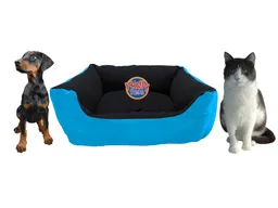 Cama Gigante Para Mascota Con Cojín Lavable Celeste