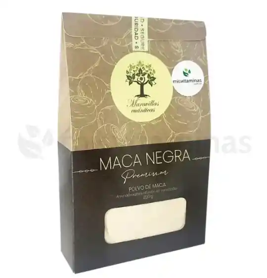 Maca Negra Peruana Premium 250 Gramos Maravillas Cuánticas