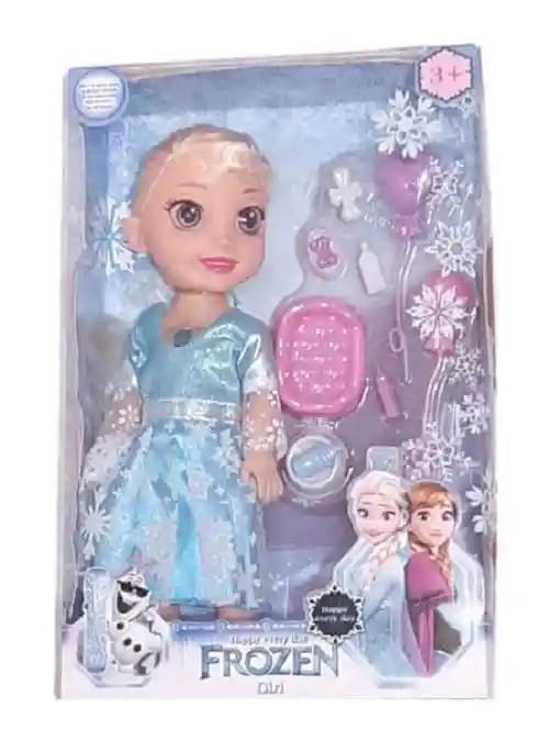 Frozen Muneca Elsa Decon Accesorios - Canta En Ingles