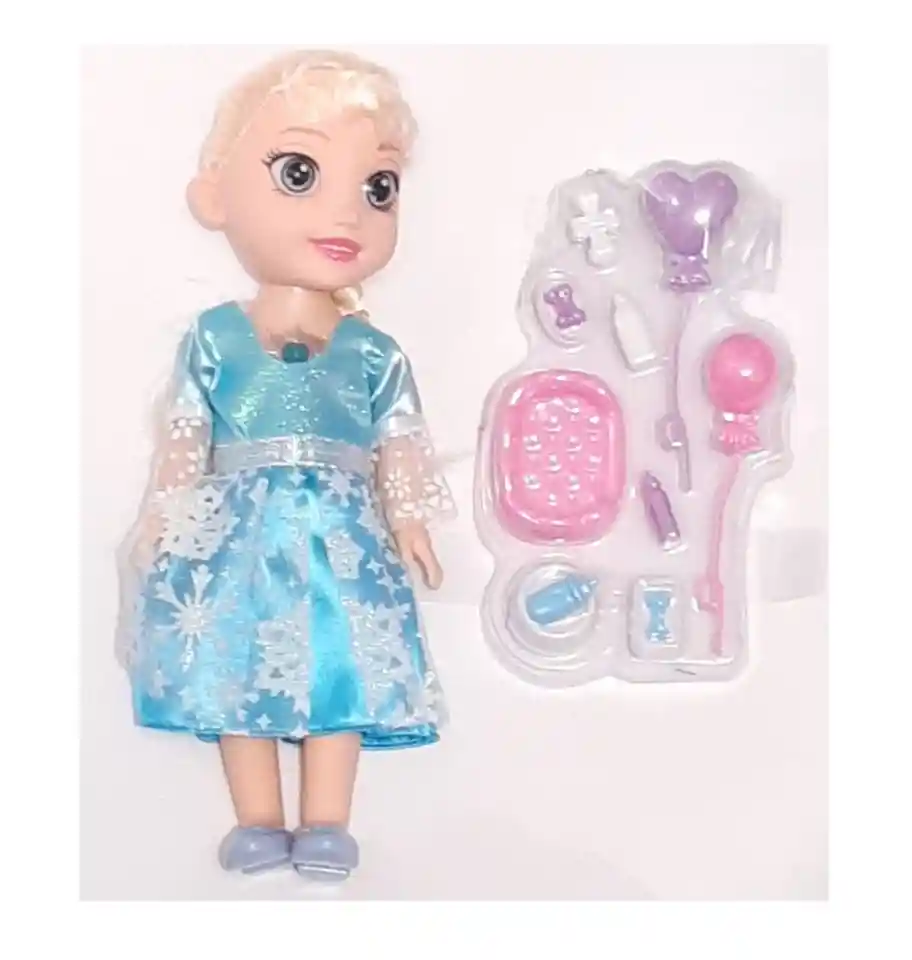 Frozen Muneca Elsa Decon Accesorios - Canta En Ingles