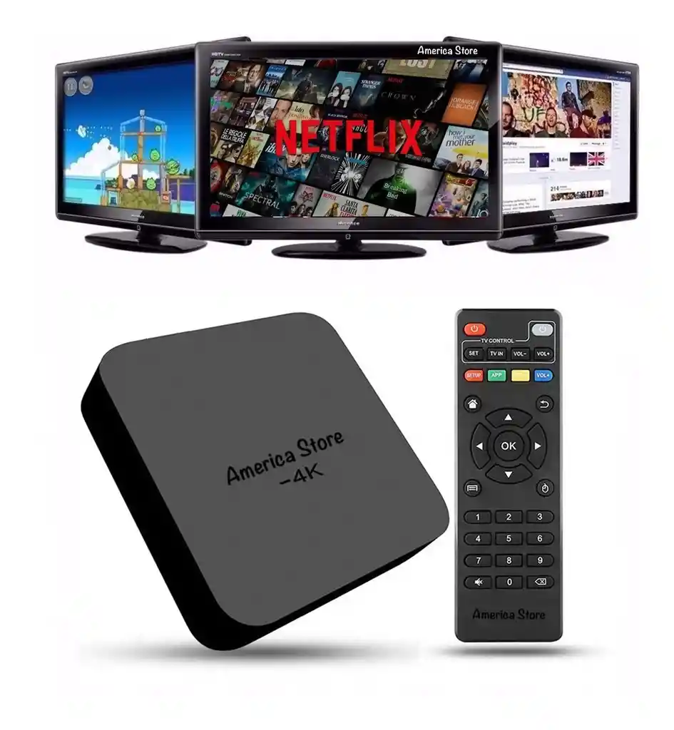 Tv Box Android 2gb Ram 16gb Rom Netflix Smart Tv