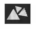 Set De Peines Triangulares Acero Inoxidable X 3