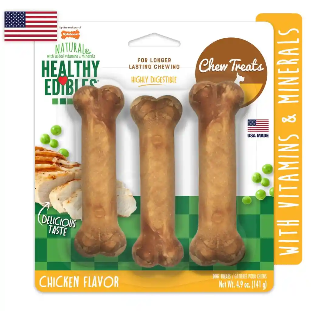 Nylabone Pollo 141gr X3und