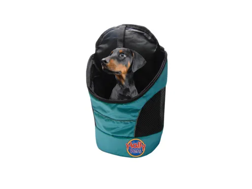Morral Cargador Malla 30 Cm X 50 Cm X 18 Cm Celeste
