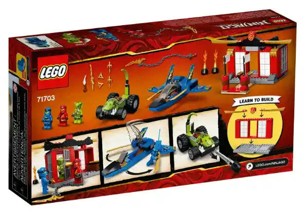 Lego Set De Batalla De Luchadores Contra Tormentas Ninjago - 71703