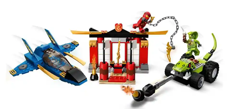 Lego Set De Batalla De Luchadores Contra Tormentas Ninjago - 71703