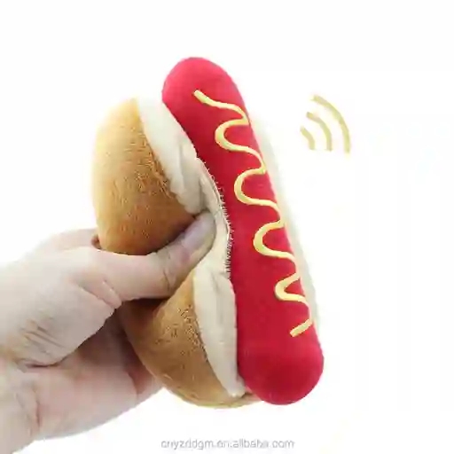 Juguete Hot Dog Perro Caliente Peluche Perro