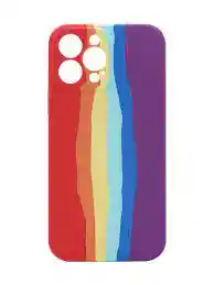 iPhone Estuche Silicon Case Arcoiris Para13 Pro Max