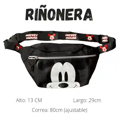 Riñonera Canguro Bolso Mickey Mouse