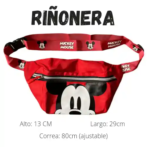 Riñonera Canguro Bolso Mickey Mouse