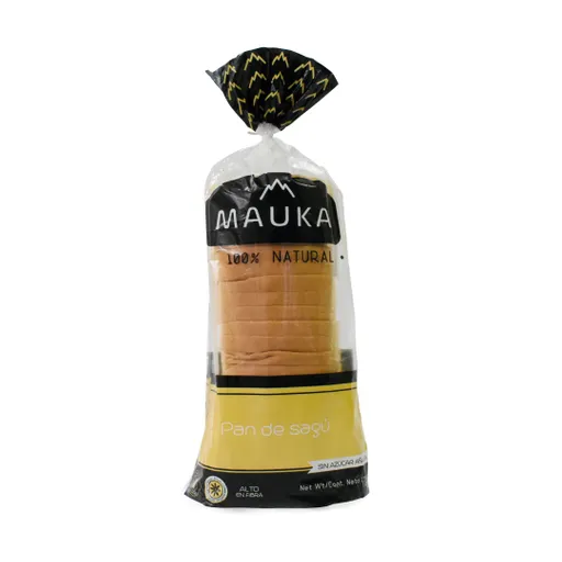 Mauka Pan de Sagú Tajado sin Azúcar