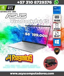 🔥🦂asus Vivobook Pro 15 + Combo Gamer🦂🔥
