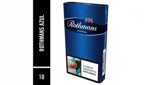 Rothmans Cigarrillos  Azul Paquete X 10 Und