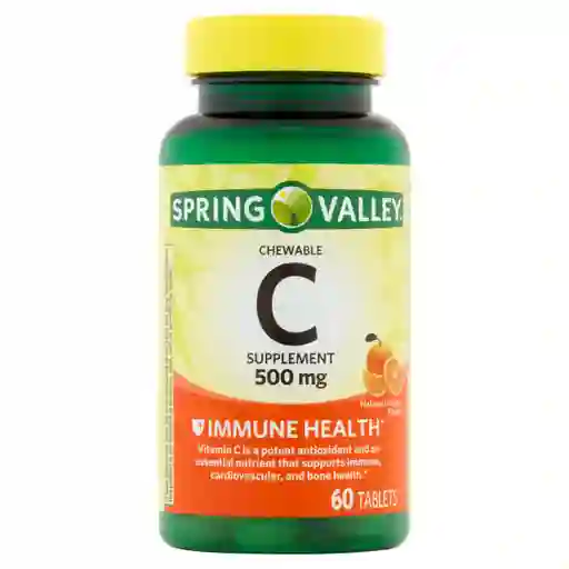 Vitamina C Spring Valley 500mg