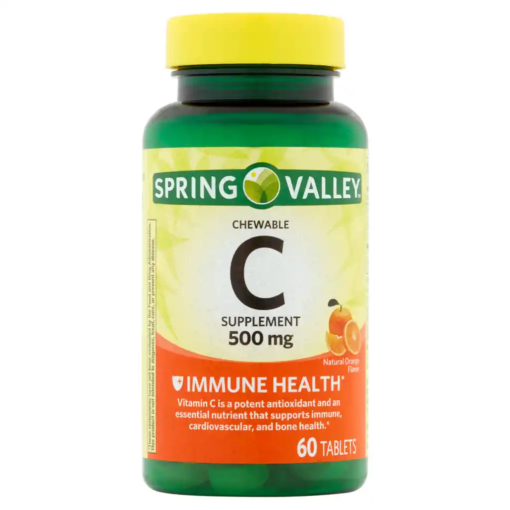 Vitamina C Spring Valley 500mg