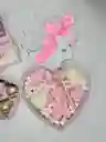 Caja Corazón Pequeño Conejo U Osito Teddy De Chocolate