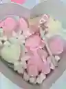 Caja Corazón Pequeño Conejo U Osito Teddy De Chocolate