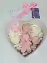 Caja Corazón Pequeño Conejo U Osito Teddy De Chocolate