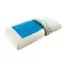 2 Almohadas Memory Gel Duo Ortopédicas Indeformables + Funda