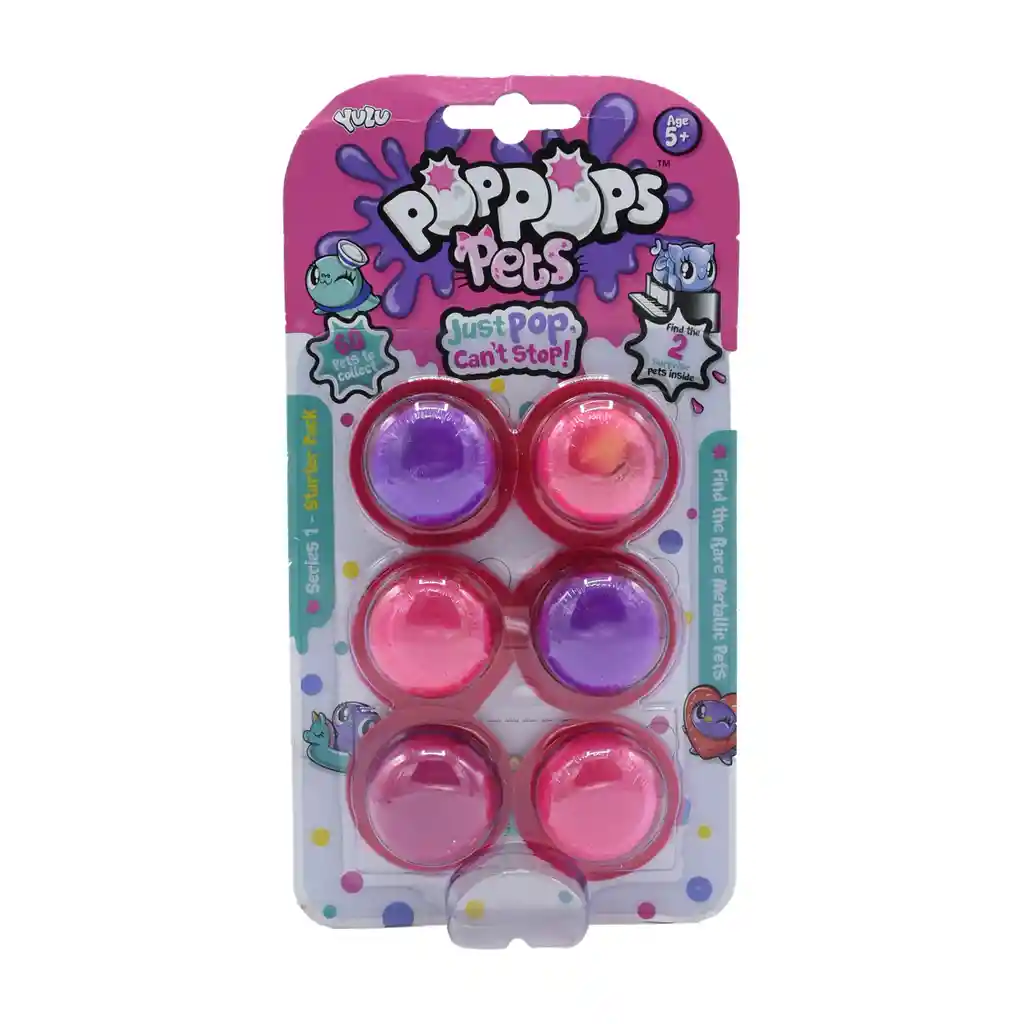 Pop Pops Pets Pack X 6