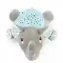 Lampara Para Niños Proyector Luz Elefante Estrellas Peluche